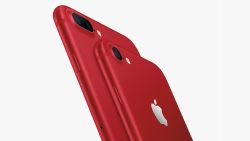 apple iphone 7 red closeup