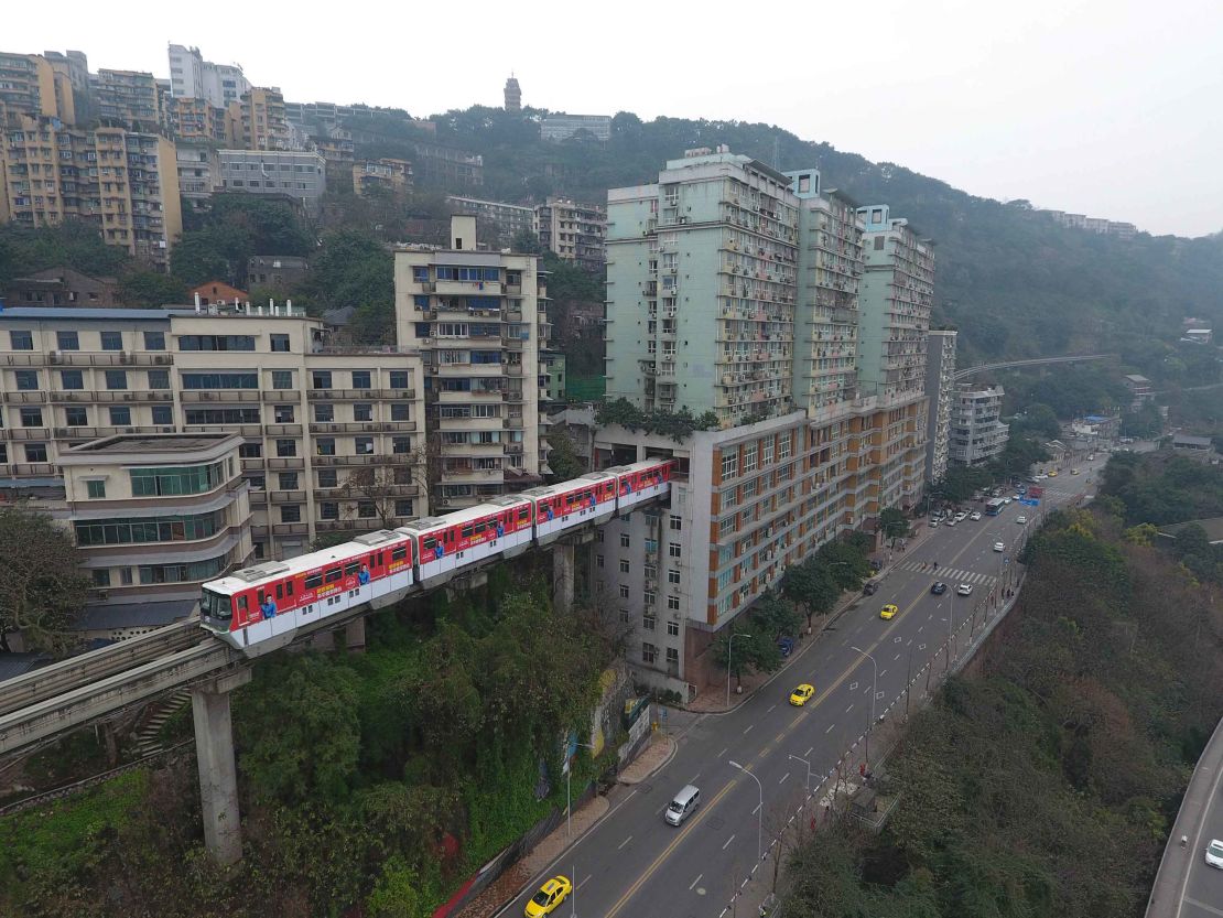 01 China monorail apartment RESTRICTED