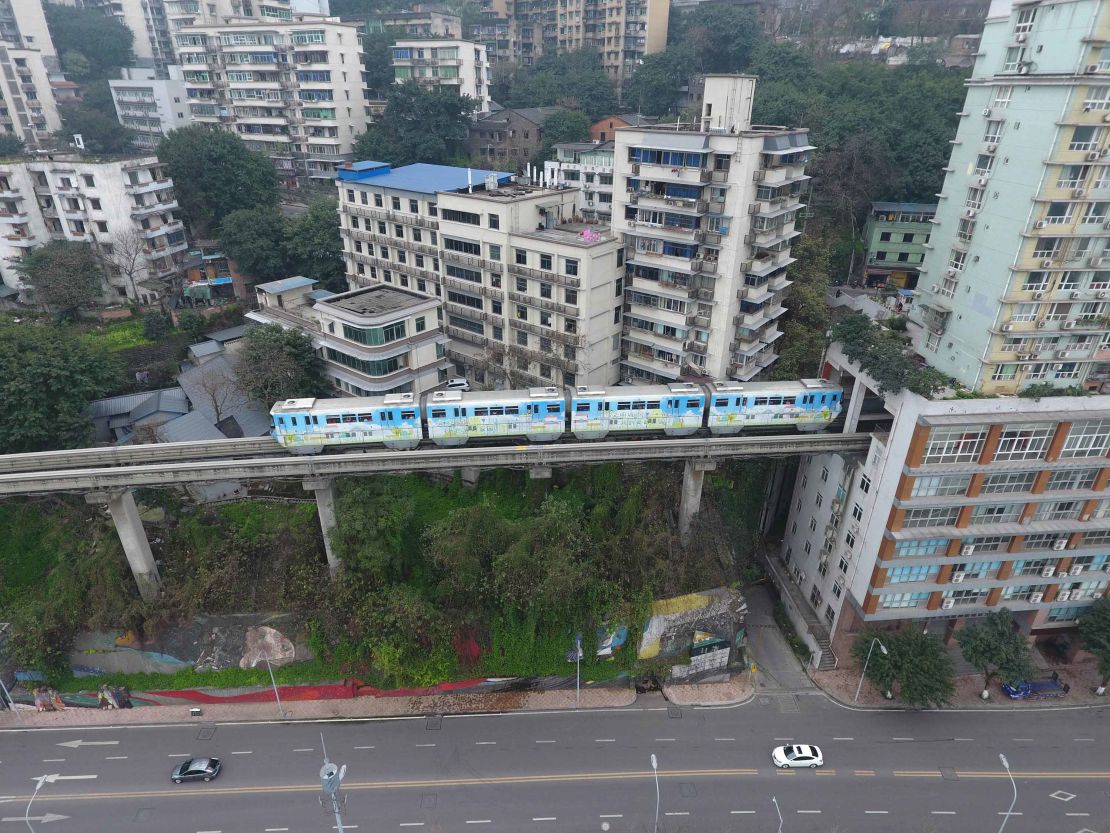 03 China monorail apartment RESTRICTED