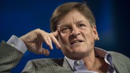 Author Michael Lewis speaks during the Skybridge Alternatives (SALT) conference in Las Vegas, Nevada, U.S., on Thursday, May 12, 2016. The SALT Conference facilitates balanced discussions and debates on macroeconomic trends, geopolitical events, and alternative investment opportunities within the context of a dynamic global economy. Photographer: David Paul Morris/Bloomberg via Getty Images