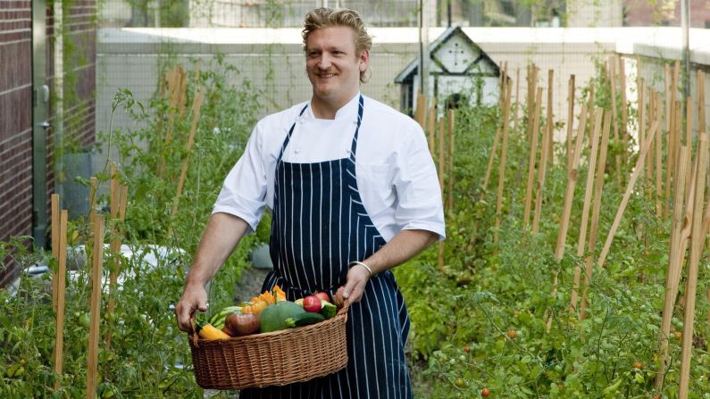 <strong>Crosby Street Hotel, New York. </strong>This  hip hotel in Manhattan's SoHo neighborhood has a delicious scene 12 floors up: a kitchen garden on the rooftop. Head chef Anthony Paris manages the garden, which provides the hotel with seasonal produce and eggs from the chicken coop.