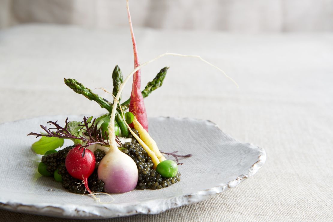 Blackberry Farm's produce ends up on the plate.