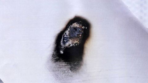 Someone used a torch on a section of pipe that is above-ground, a sheriff in Iowa said.