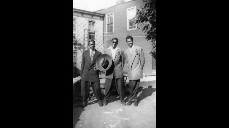 Evans said his mother loved taking portraits. "She took a lot of portraits of individuals and portraits of families," he said. "But then sometimes she would just catch people on the street. She lived in a tenement building in the Williamsburg section of Brooklyn, on a street called Broadway, and they had a low roof. And she turned the rooftop into a photo studio."