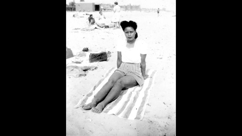 Fitzpatrick's friend Floria is photographed in 1946. "As I'm told by my grandma, (my mother) looked into opportunities to become a professional photographer but really the opportunities weren't there," Evans said. Fitzpatrick married Ernest Evans in 1950, then became a registered nurse and had four children. She continued to take photos as a hobby.