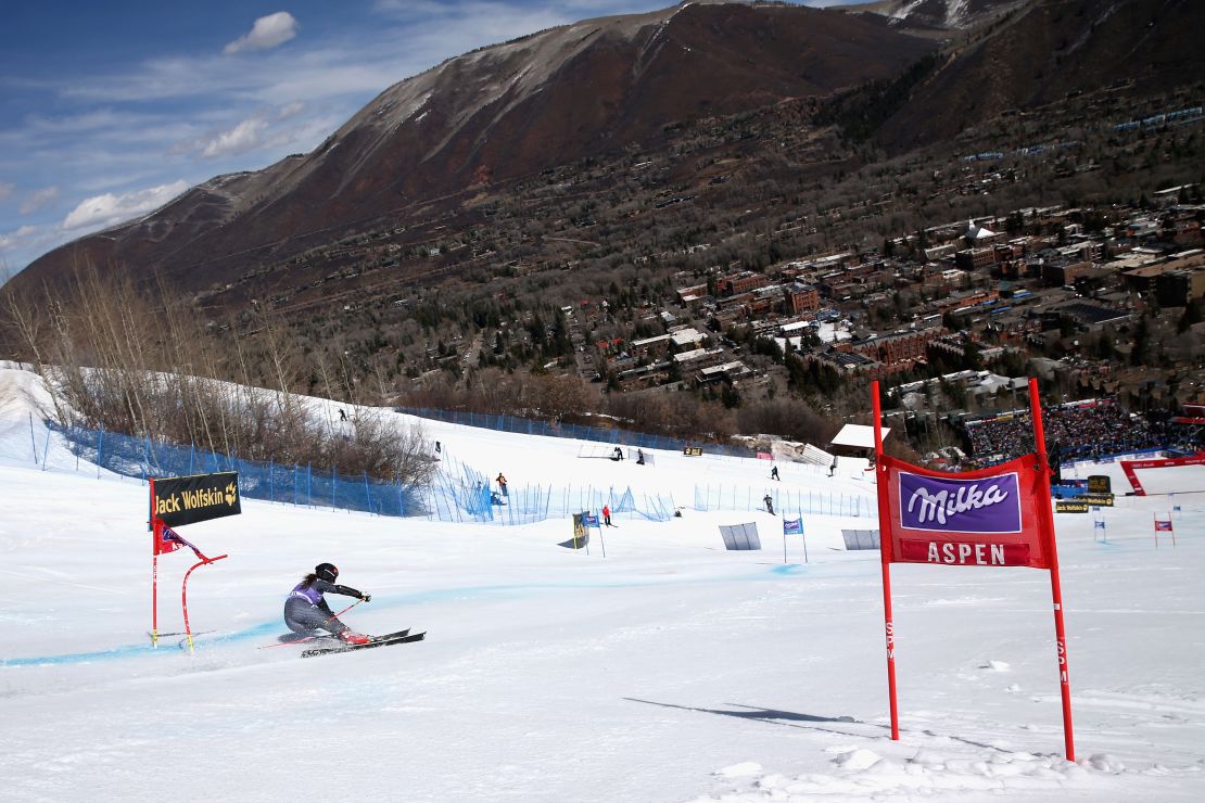 Italy's Sofia Goggia competes in this year's Giant Slalom at Aspen