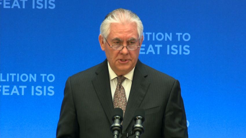 Rex Tillerson defeat ISIS 2