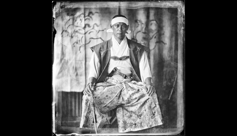 Michitane Soma, the head of an 800-year-old samurai clan in Soma, Fukushima.