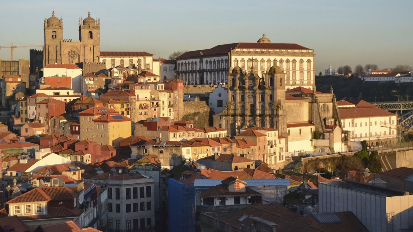 <strong>Porto, Portugal: </strong>A view over Porto from a lookout point in Vitoria. "Miradouros" is the Portuguese word for lookout spots offering impressive views. 