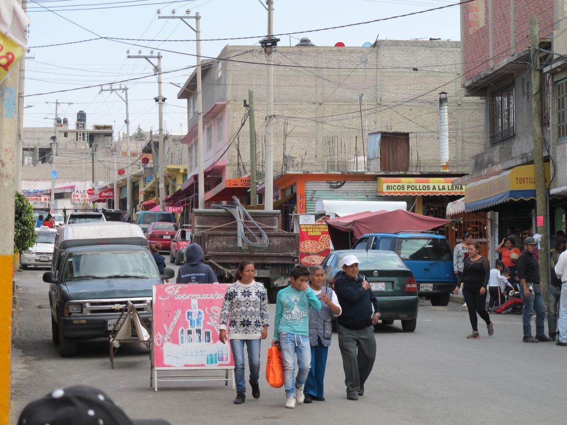 The La Paz neighborhood where  Matadamas' family lives.                                