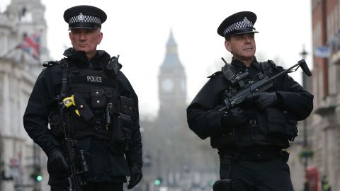 Not all UK police officers are armed.