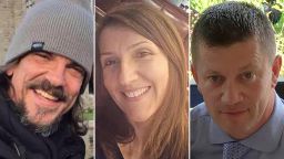 Victims, from left, American tourist Kurt Cochran, teacher Aysha Frade and police officer Keith Palmer. 