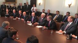 mike pence with freedom caucus