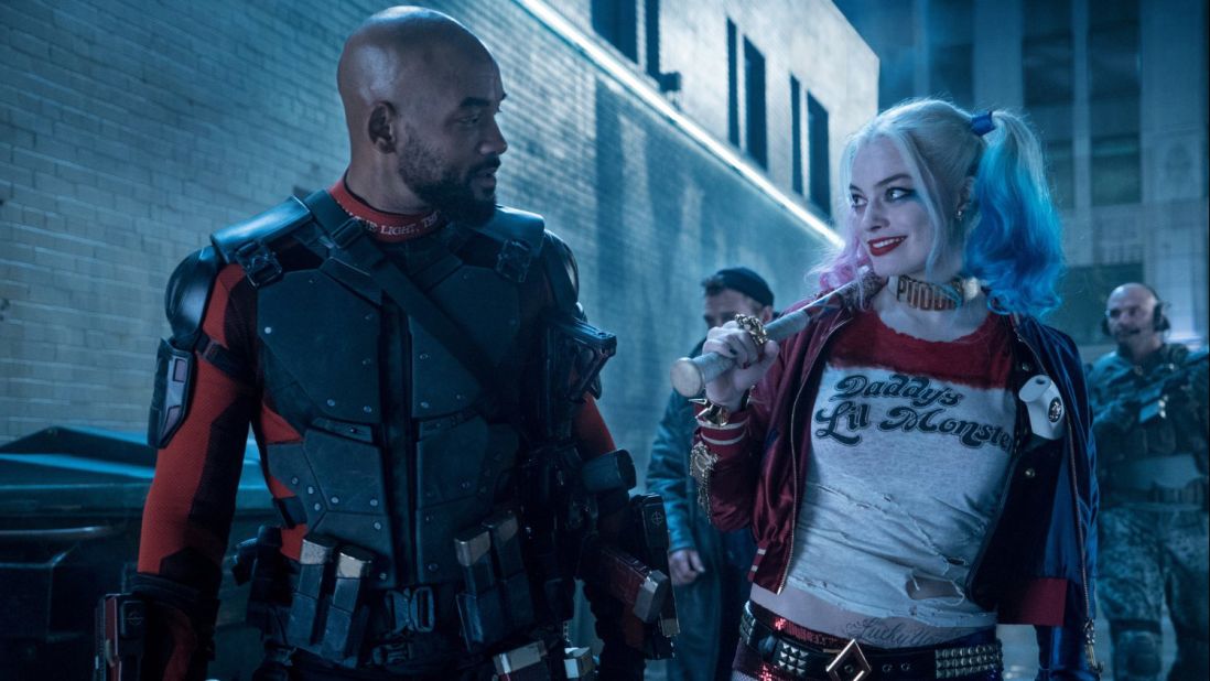 <strong>"Suicide Squad" : </strong>Will Smith and Margot Robbie are part of an ensemble cast in this comic book adaptation. <strong>(HBO Now)  </strong>