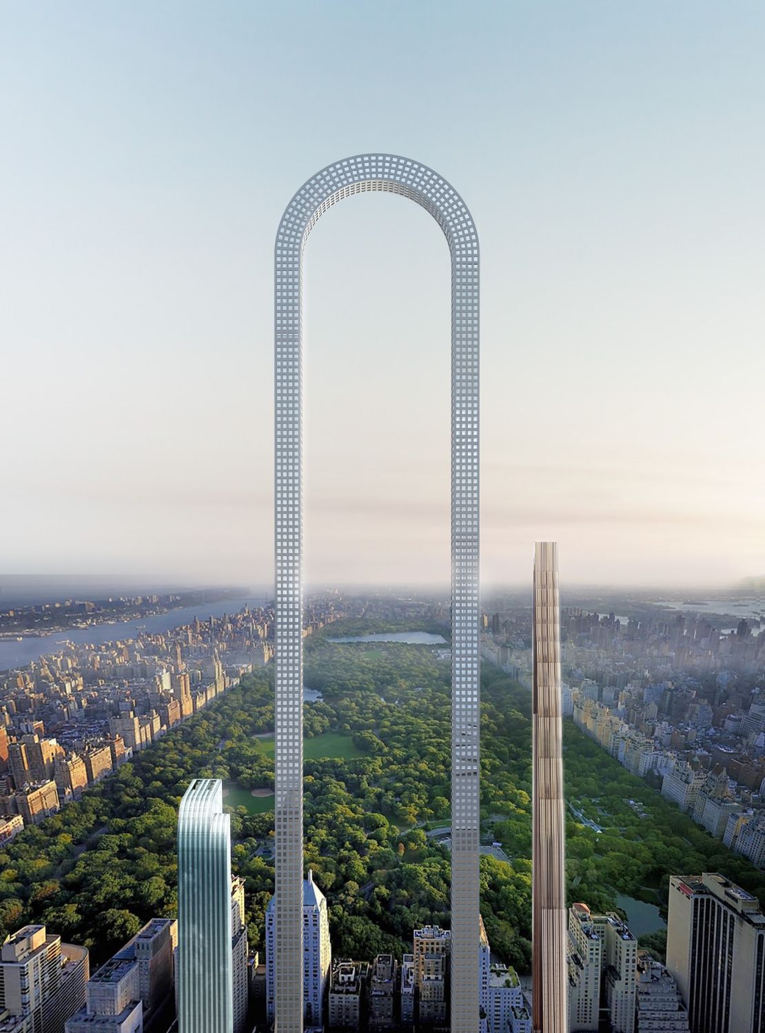 The Big Bend: A U-shaped skyscraper that aims to be the longest in