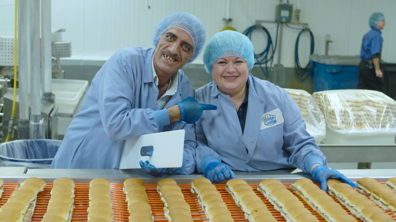 Workers at White Castle in Louisville, Kentucky.