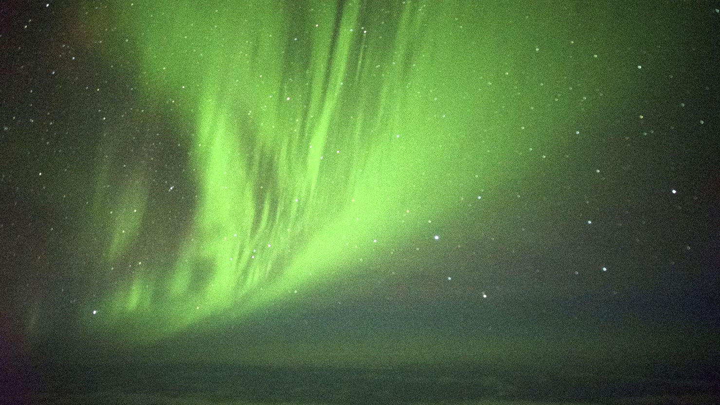 An up-close look at the Aurora Australis from a special flight that left Dunedin, New Zealand Thursday