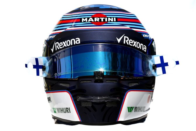New season, new cars, new helmets. Formula One drivers have a reputation for their funky head wear, and 2017 is no exception. All eyes will be on <a href="http://www.cnn.com/2017/03/17/motorsport/f1-valtteri-bottas-mercedes-quickfire/index.html">Valtteri Bottas</a> this season as he fills the spot left at Mercedes by last year's champion Nico Rosberg.