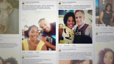 Paulette Leaphart appeared on TV and film sets after her walk ended and posted selfies with Will Smith and Scott Bakula.