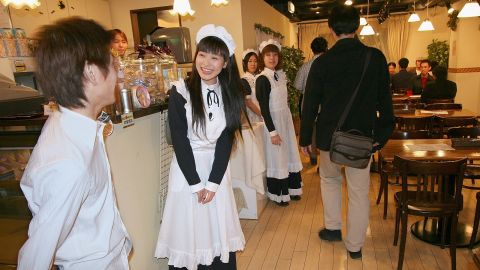 Akihabara is the heart of Tokyo's maid scene.
