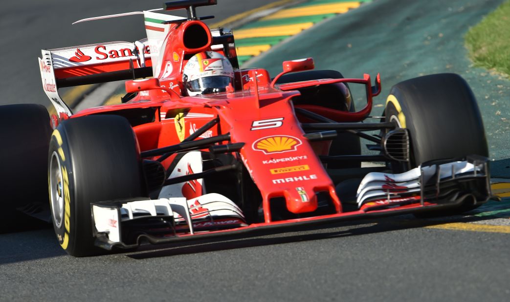 Ferrari's improved pace in 2017 was first revealed at winter testing in Barcelona, finishing top of the time sheets ahead of Mercedes.  The 2017 F1 cars are faster thanks to improved aerodynamics. The new-look cars are wider, lower and increased tire width has helped improve grip -- especially when cornering.