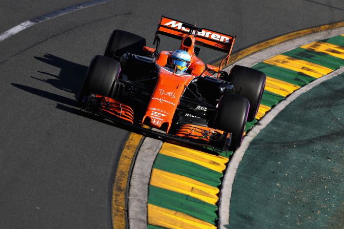 Veteran driver Fernando Alonso (pictured) was buoyed by the performance of his McLaren car, despite having to retire shortly before the end with suspension issues. "In terms of driving, I probably had one of my very best races today," the two-time world champion said. "I was able to drive the car at my maximum. With such little degradation from this year's tires, it's enjoyable to be in the cockpit again." <br /> 