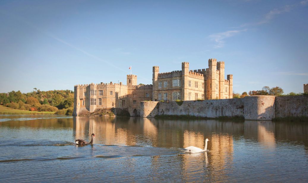 <strong>Leeds Castle </strong>-- Dating back to 1119, Leeds Castle in Kent, England, was the home of countless royals, including King Henry VIII.