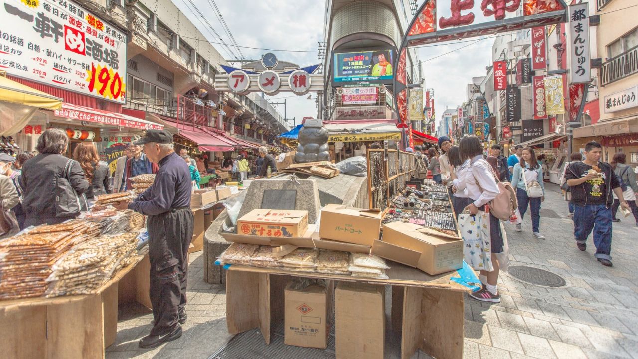 Ameya Yokocho has been a real, thriving shopping district for 60 years.