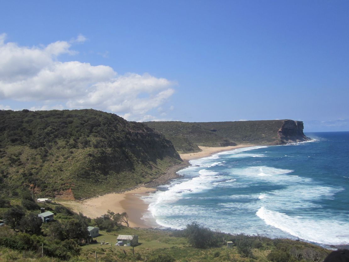 In the Royal National Park, on Sydney's southern rim, where sharks and big breaks make the surf for the experienced surfer only.