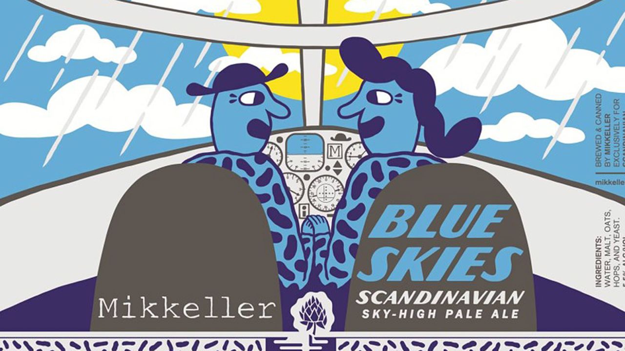 <strong>SAS x Mikkeller: </strong>Scandinavian Airlines -- a pioneer in altitude-friendly beer -- began collaborating with experimental Danish brewery Mikkeller in 2014. They debuted with Sky-High Wit -- a Belgian wit beer with a light and fruity taste.