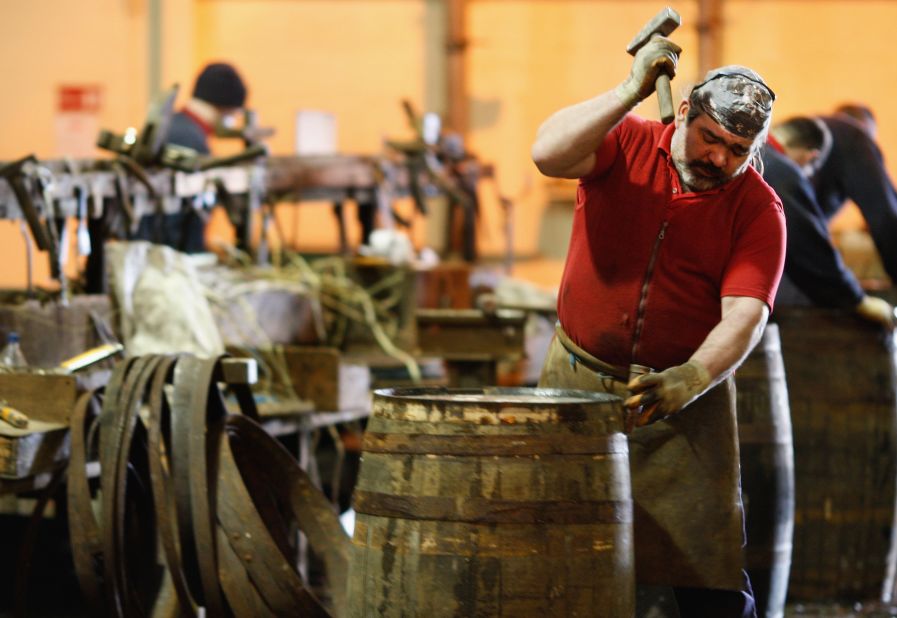 Whiskey sales have increased globally over the past decade, leading to a flourishing whiskey barrel industry, largely in the US.<br />