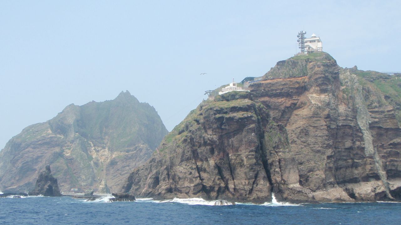 The disputed Dokdo/Takeshima islands