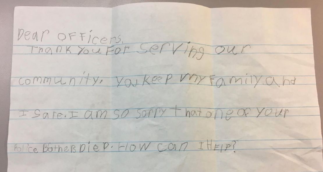 The Wausau Police Department in Wisconsin posted this letter from Brady.