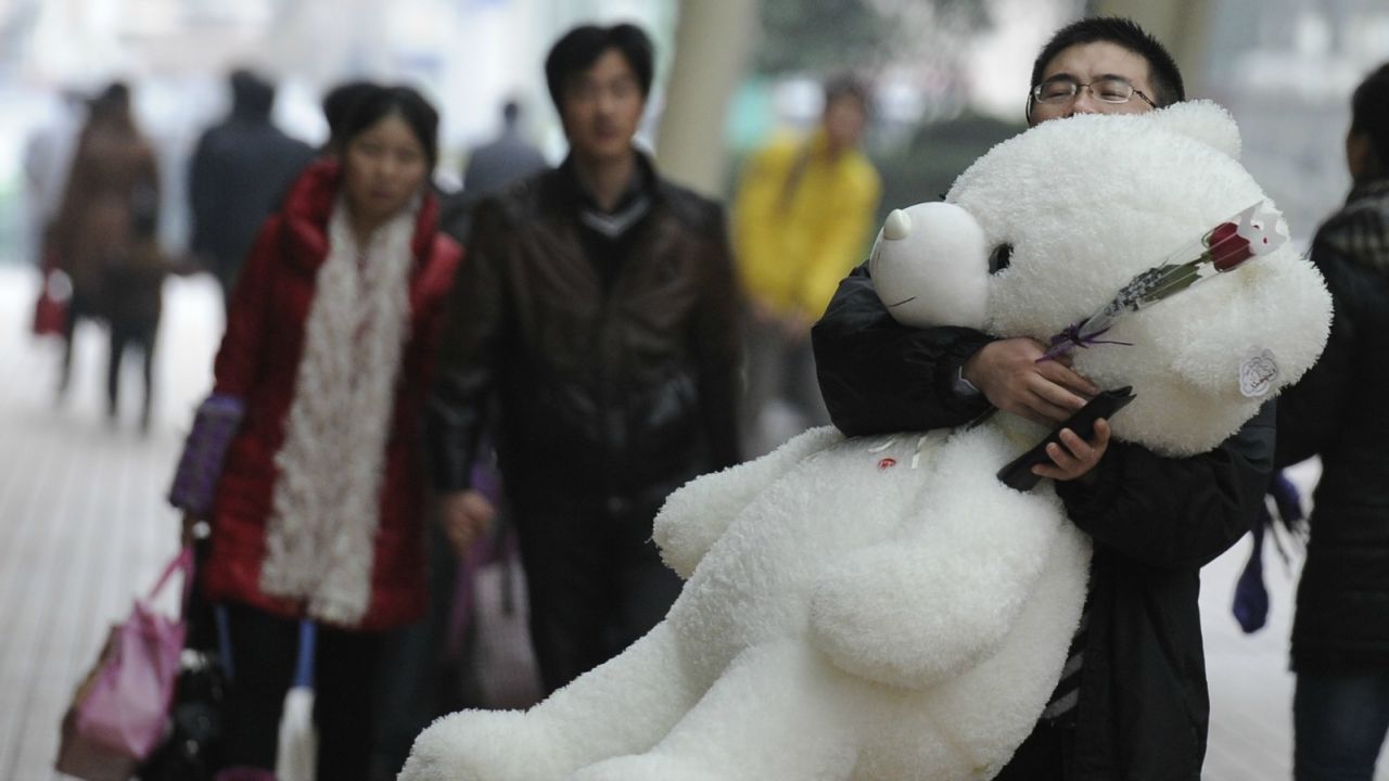 In Shanghai, you can get a bear anywhere.