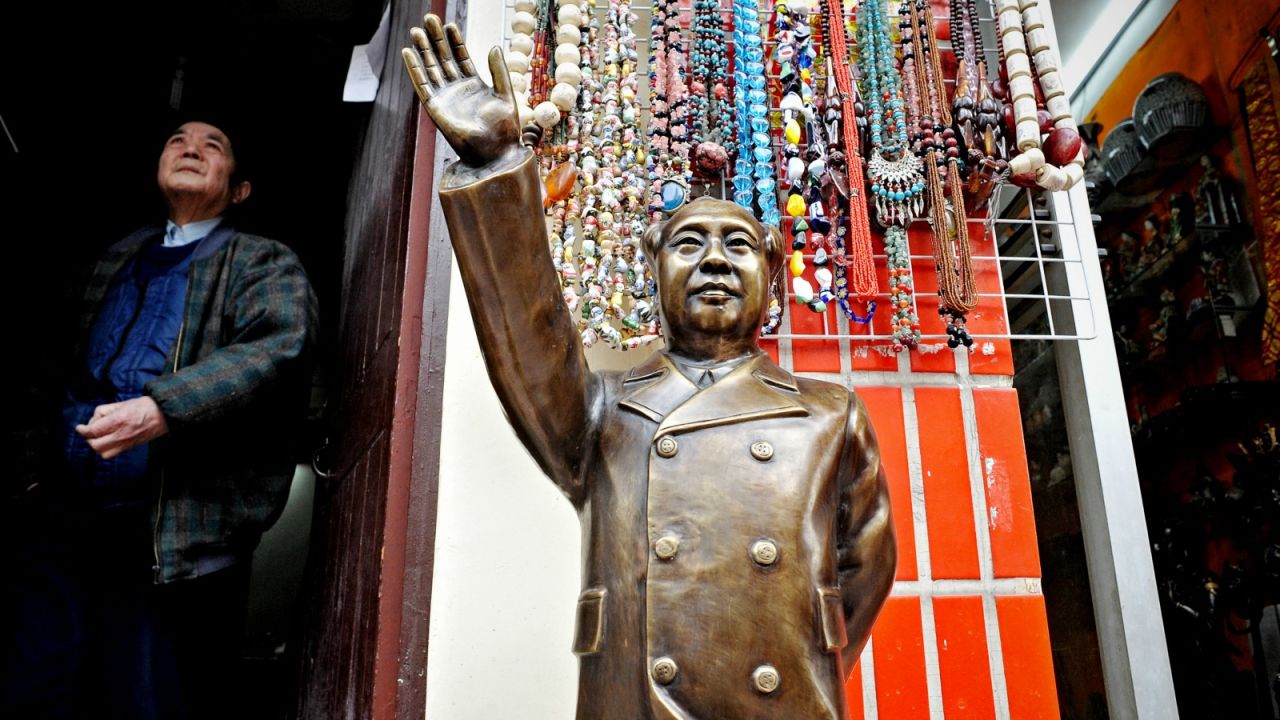 Mao memorabilia is everywhere.