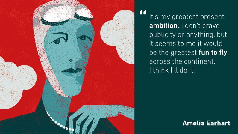 In 1932, Amelia Earhart became the first female pilot to cross the Atlantic on her own. Three years later, she was the first person to successfully fly from Hawaii to California. She wrote two books reflecting on her flights:  "20 Hrs., 40 Min." and "The Fun of It". Earhart disappeared on a plane in the Pacific in 1937, while trying to become the first woman to fly around the world. Since then, a lighthouse, as well as streets, schools and airports in the US, have been named after her.