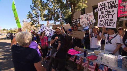 trump GOP protest