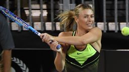 Sharapova was suspended for 15 months for failing a drugs test