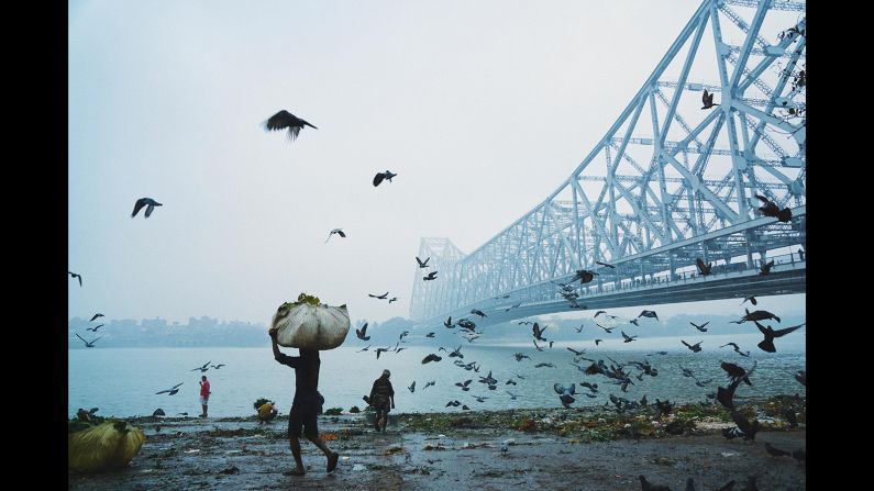 <strong>Howrah Bridge: </strong>This picture of a winter morning scene under Howrah Bridge in Kolkata, India, was selected as the champion shot in the National Awards (Bangladesh).<br /><br />Copyright: © Mohammad Amir Hamja, Bangladesh, 1st Place, National Awards, 2017 Sony World Photography Awards
