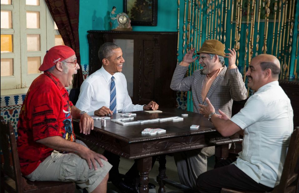 "Luis Silva, the comedian known as 'Panfilo' (second right), gained worldwide fame in 2016 when he appeared in a sketch with President Obama in Havana," says <a href="http://edition.cnn.com/profiles/patrick-oppmann-profile" target="_blank">Oppmann</a>. "But for years, Panfilo has entertained Cubans with his provocative humor that skirts government censorship to poke fun at the absurdities of life in Cuba."<br /><br /><a href="https://www.cnn.com/2016/03/19/politics/obama-cuba-panfilo/index.html" target="_blank">Watch President Obama appear on 'Panfilo.'</a>