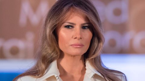 First Lady Melania Trump honors International Women of Courage during a ceremony at the State Department in Washington, DC, March 29, 2017.