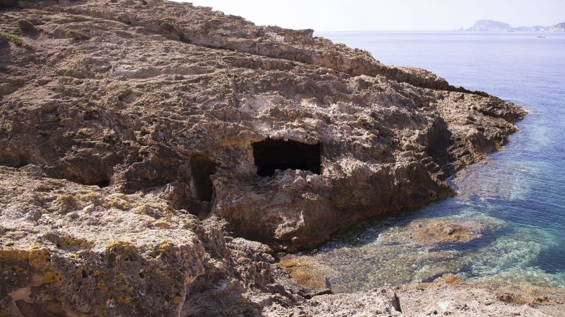 <strong>Rugged coast: </strong>The island, surrounded by emerald-green waters, is a maze of reddish-yellow cliffs, old stone fisheries and crooked sea stacks. 