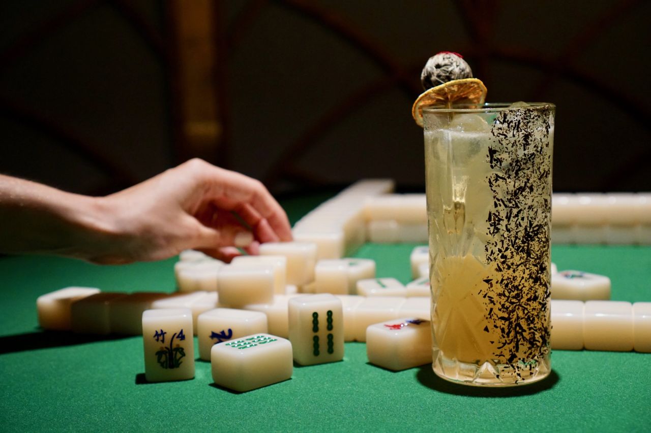 Dim Sum Library offers cocktails, dim sum, and mahjong.