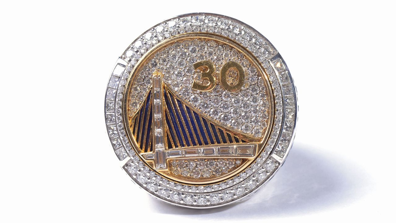 Here's the ring Stephen Curry -- No. 30 -- won for his contribution to<br />the Golden State Warriors' championship in 2015.