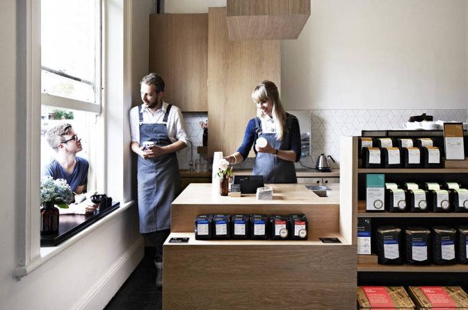 <strong>Market Lane Coffee -- </strong>Tucked down one of Melbourne's ubiquitous alleyways, Market Lane Coffee is known for its beautiful, minimalist design and high-quality coffee.