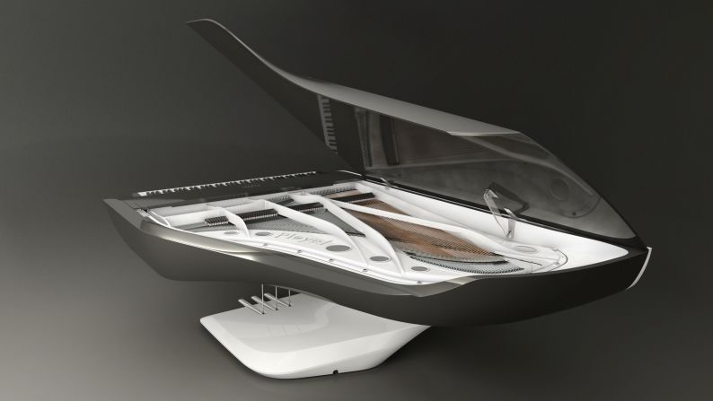 Peugeot worked with piano manufacturer Pleyel to create a concert piano that's designed to bring the audience closer to the performer.