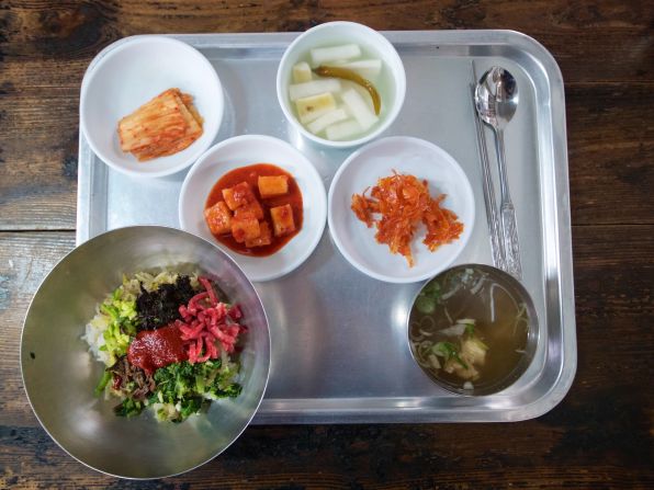 <strong>Yukhoe bibimbap, Jinju: </strong>To the west of Busan, Jinju is home to a variant of the globally popular bibimbap. It is the yukhoe -- raw strips of julienned beef -- that distinguishes Jinju bibimbap from the other iterations of the South Korean staple. 