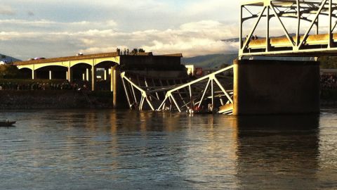 On May 23, 2013 the I-5 bridge over the Skagit River collapsed. 