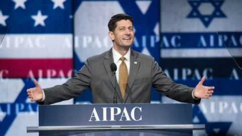 House Speaker Paul Ryan attends the annual policy conference of the American Israel Public Affairs Committee on Monday, March 27. During <a href="http://www.cnn.com/videos/politics/2017/03/27/paul-ryan-entire-aipac-speech-march-27-sot.cnn" target="_blank">his speech,</a> Ryan said President Trump and the United States stand firmly behind Israel.