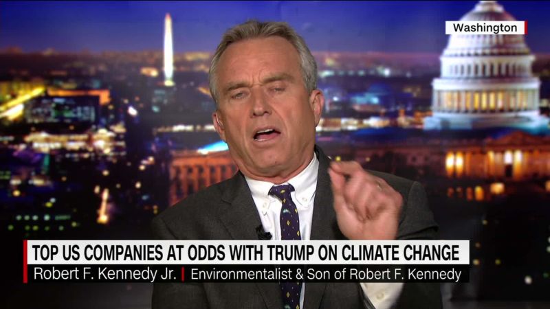 RFK Jr. Issues Warning About Trump’s Climate Change Policies | CNN Politics